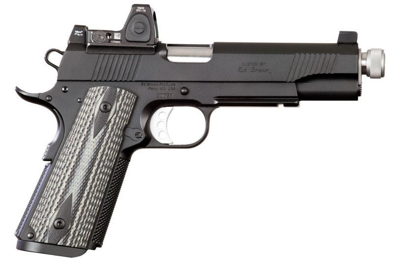 ED BROWN SPECIAL FORCES BLACK .45ACP 5-INCH 7RD SUPPRESSOR READY