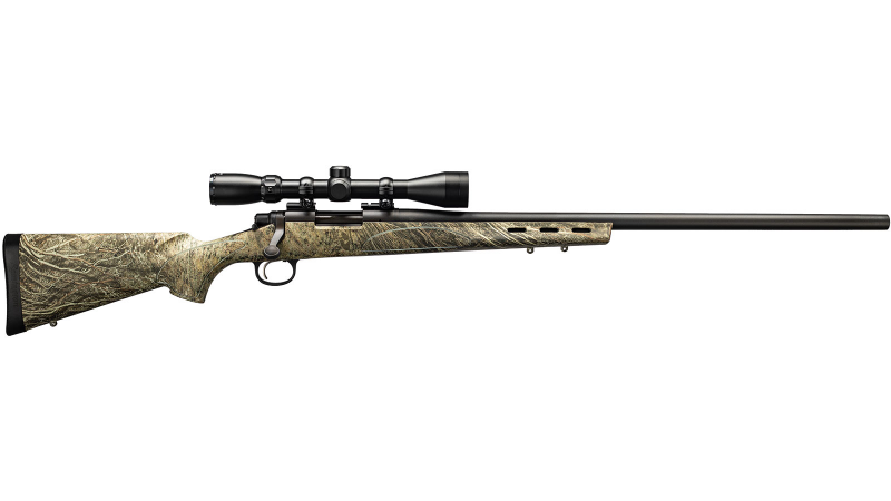 REMINGTON 700 ADL VARMINT PACKAGE WITH SCOPE BLACK / CAMO .22-250 REM 26-INCH 4RDS HEAVY BARREL