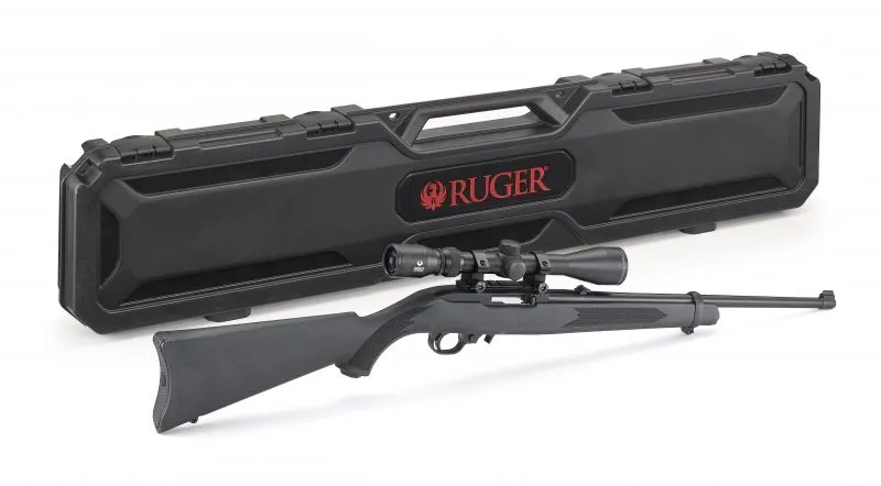 Ruger 10/22 Carbine .22 LR 18.5″ 10-Round w/ Scope & Case