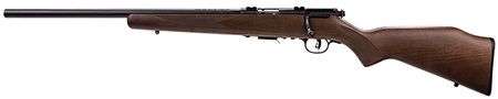 SAVAGE 93R17 GLV WOOD/BLACK .17 HMR 21-INCH 5RD LEFT HANDED