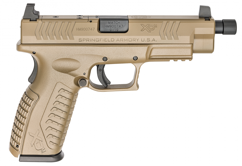 SPRINGFIELD ARMORY XD(M) OSP FLAT DARK EARTH 9MM 4.5″ BARREL 19-ROUNDS