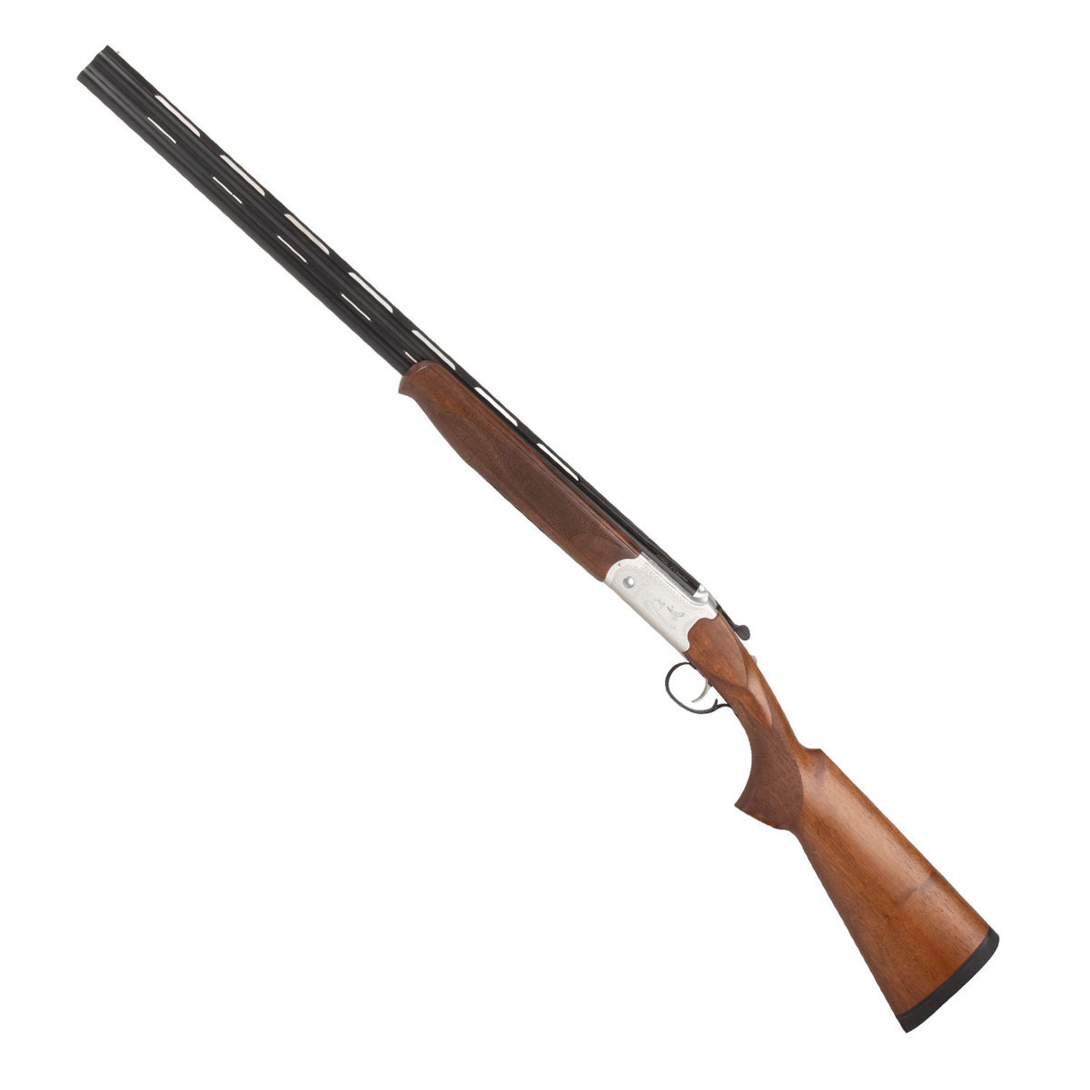 American Tactical Cavalry SVE Engraved Nickel 20 Gauge 3in Over and Under Shotgun – 26in