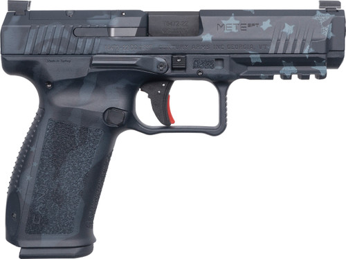 Canik Mete SFT 9mm, 4.46″ Barrel, “We the People” Blue Cerakote, Polymer Frame, 20rd